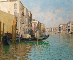 Kanal In Venedig by Raffaele TAFURI