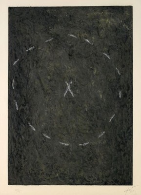 Cercle Sur Matière, (lit: Galfetti 231) by Antoni TAPIES