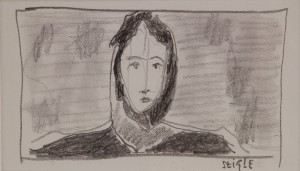 Portrait Of A Woman by Henri SEIGLE