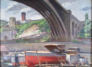 Landscape (nyc Washing. Bridge Over The Harlem River) by Peter HELCK