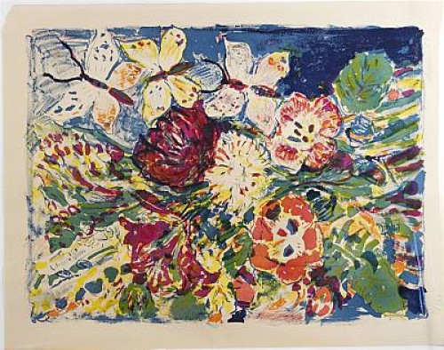 Blomsterstilleben by Albin AMELIN