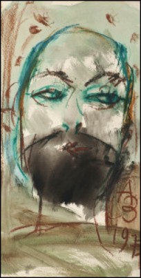 A Man With A Beard by Anatolii Timofeevich ‘Az’ ZVEREV