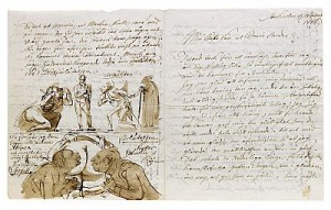 Brev Till Brukspatron Birger Rothoff, Daterat Stockholm Den 18 Februari 1806 by Johan Tobias SERGEL