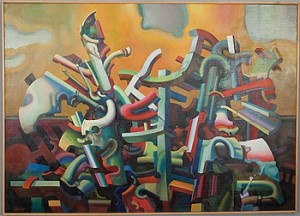 Abstrakt by Gennadi TROSHKOV - auction artwork with signature