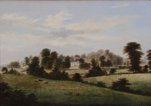 N English Country Manor, 1853 by Hilton Lark PRATT - auction artwork with signature