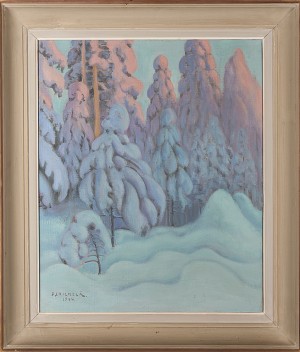 Vintrigt Landskap by David Johannes NIEMELÄ - auction artwork with signature