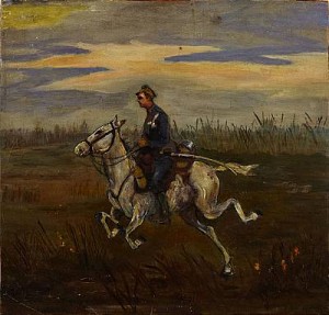 Kavallerist by Jerzy KOSSAK