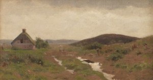Cottage In A Landscape by Vilhelm GULLICH - auction artwork with signature
