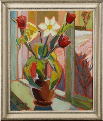 Blomsterstilleben by Gunnar JONN