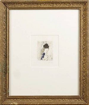 La Femme Au Chapeau by Marie LAURENCIN