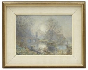 Novembermotiv by Ernest Pile BUCKNALL - auction artwork with signature
