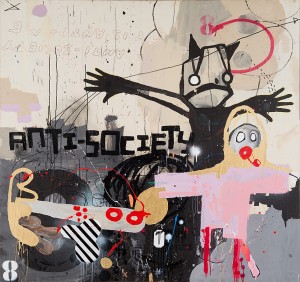 Anti-society by Jani HÄNNINEN - auction artwork with signature