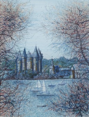 Le Château De Val by Jean CARZOU - auction artwork with signature