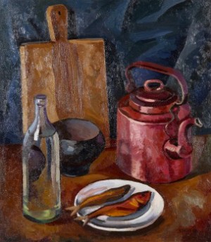 Still-life With Copper Teapot by Vladimir TITOV