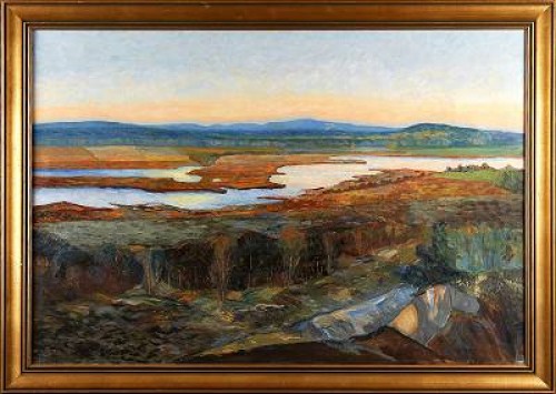 Norrländskt Landskap by Erik DUFSTRÖM - auction artwork with signature