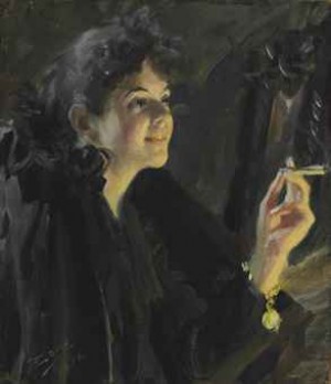 The Cigarette Girl by Anders ZORN
