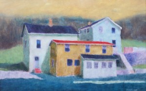 Farm Buildings by A.s. NEWMAN - auction artwork with signature