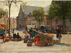 Markt In Vlissingen by Hans HERRMANN