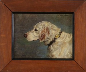 Hundporträtt by Xxx BERGGREN - auction artwork with signature