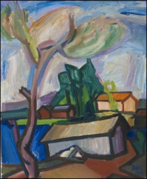 Kesäpäivä Järven Rannalla. by Gösta DIEHL