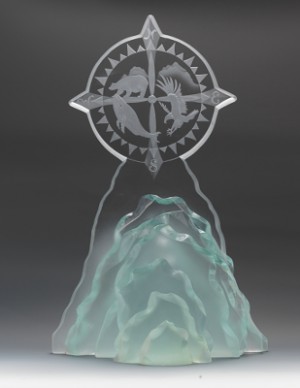Alaskan Compass by Bill MEEK - auction artwork with signature
