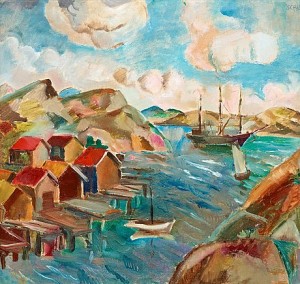 Båtar Och Sjöbodar by Jules SCHYL