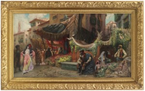 Marché Espagnol by Georges Jules Victor CLAIRIN