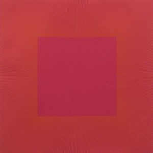 Summer Suite; Red With Gold by Richard Joseph ANUSZKIEWICZ