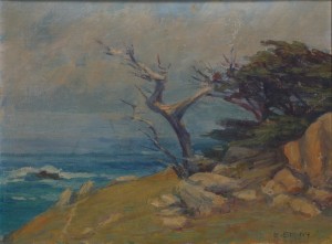Eagle Crag, Point Lobos by Elizabeth STRONG - auction artwork with signature
