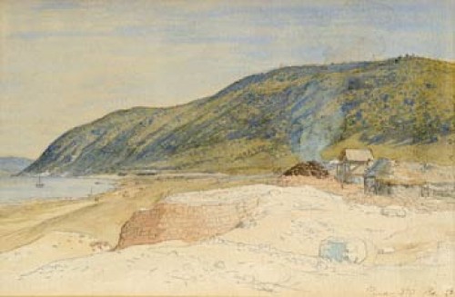 Volga Med Sandstränder by Ilya Efimovich REPIN