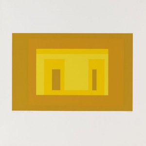 Ten Variants, The Portfolio Comprising 10 Silkscreen In Colors by Josef ALBERS