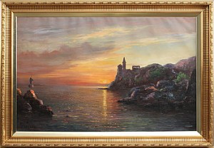 Solnedgång över Vatten by Arup JENSEN