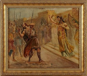 Cleopatra by Enrico TARENGHI - auction artwork with signature