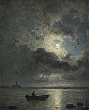 ånsken över öresund - I Fonden Kronborgs Slot by Georg Emil LIBERT