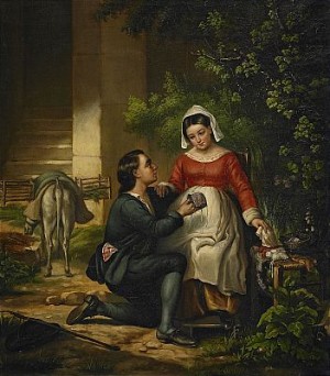 Frieri by Hippolyte PORTELETTE - auction artwork with signature