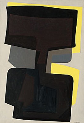 Komposition Svart Och Gult by Tore NYBERG