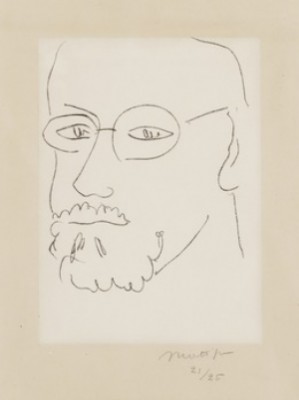 Autoportrait De Trois-quarts by Henri MATISSE
