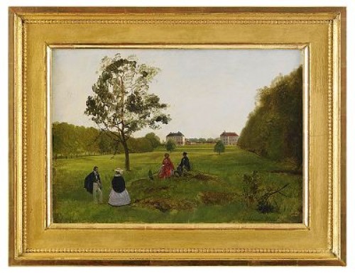 Herrskap Vid Ekolsunds Slott by Carl Stephan BENNET
