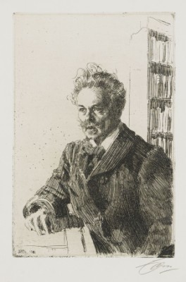August Strindberg by Anders ZORN