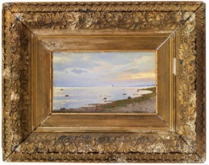 Coastal View by Nikolai Nikolaevic BAZHIN - auction artwork with signature