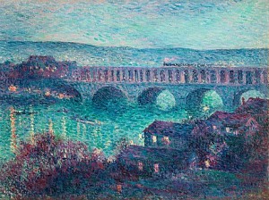 Le Viaduc D'auteuil (le Pont) by Maximilien LUCE