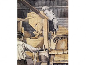 In Der Getreidemühle by Ivan Vasilievitch KLIUN