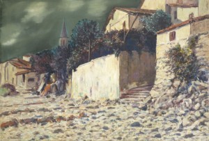 Village by Arsene CHABANIAN - auction artwork with signature
