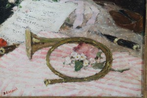 Still Life With Trumpet by Dietz EDZARD - auction artwork with signature