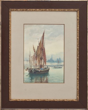 Venezia by Richard Von HAGN - auction artwork with signature