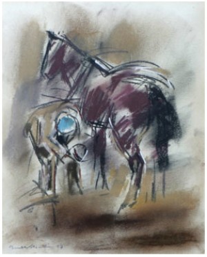 Hovslagare by Ernst WETZENSTEIN - auction artwork with signature