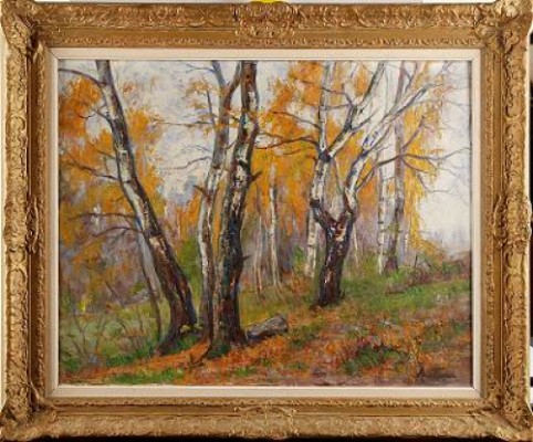 Landskap by Marie TANNAES - auction artwork with signature
