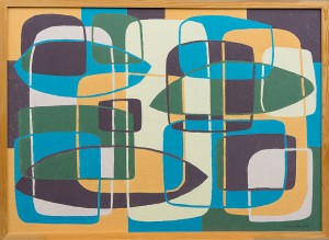 Composition by Gunnel SALLMÉN - auction artwork with signature