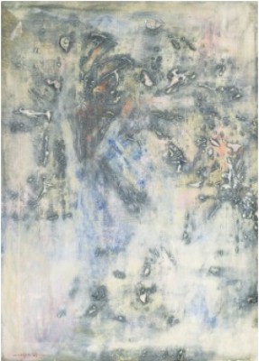 Kompozycja Abstrakcynja by Marian BOGUSZ - auction artwork with signature