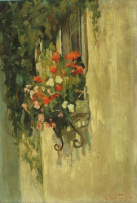 Flowers In A Windowbox by Iwan TRUSZ